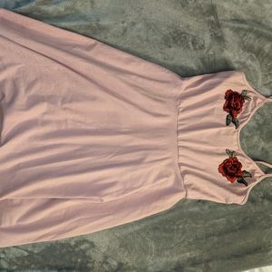 Tilly's rose dress with straps